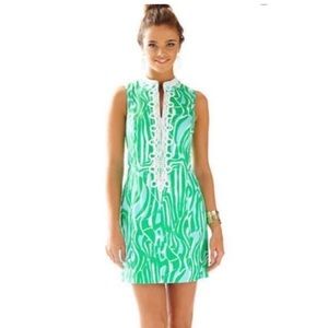 Lilly Pulitzer Green and White Dress
